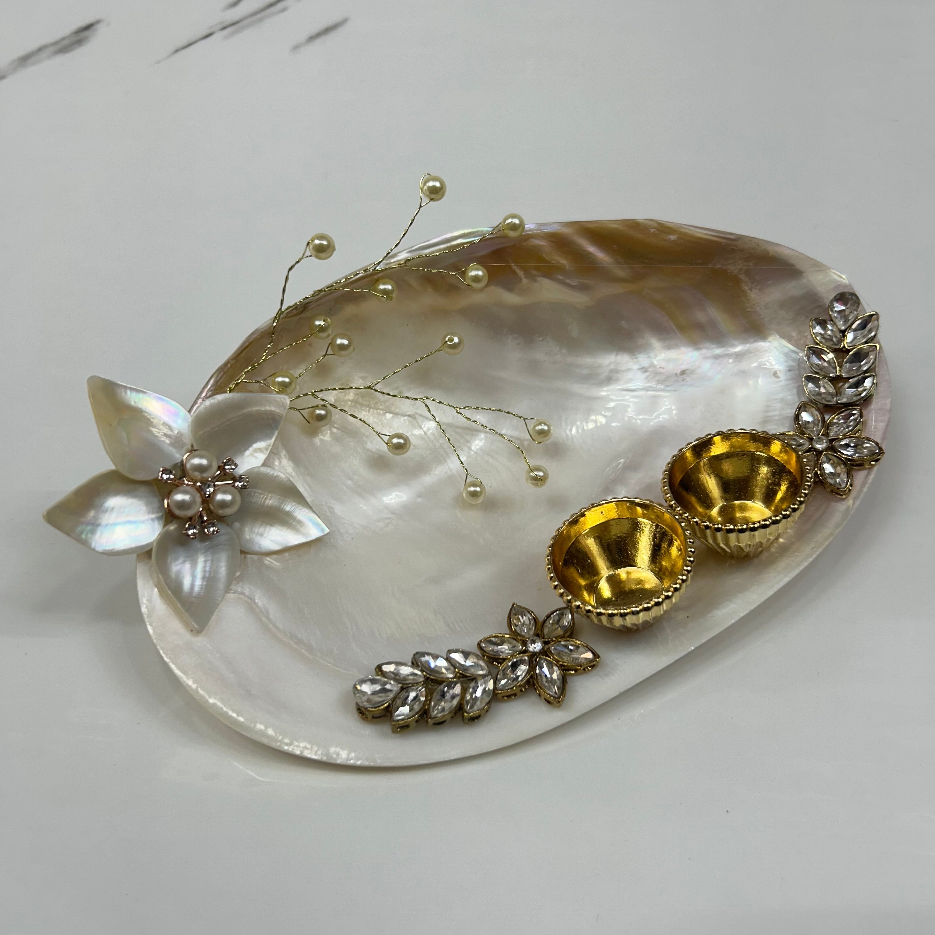 Mother of Pearl Shell Tilak Thali