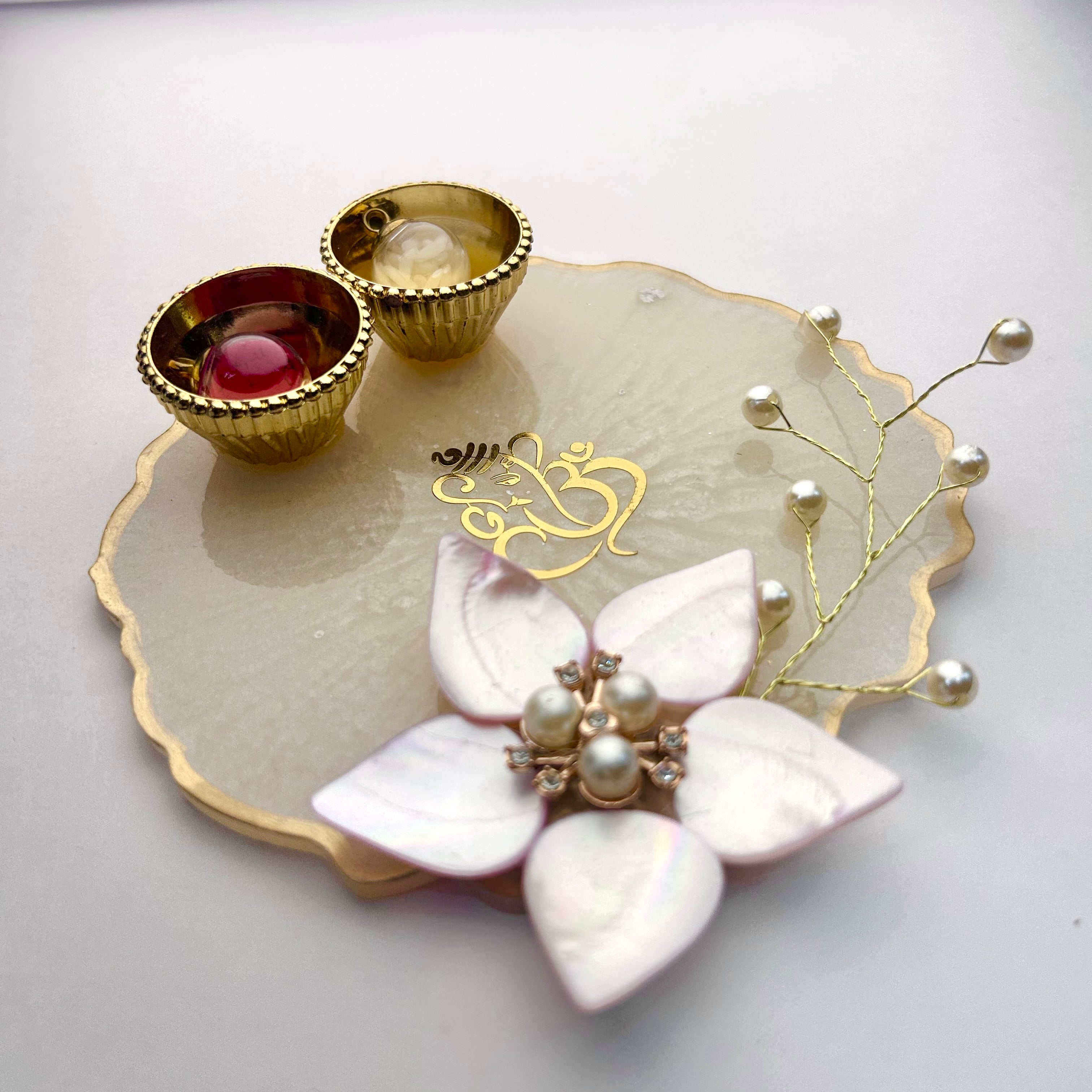 5 inch size Tilak Thali