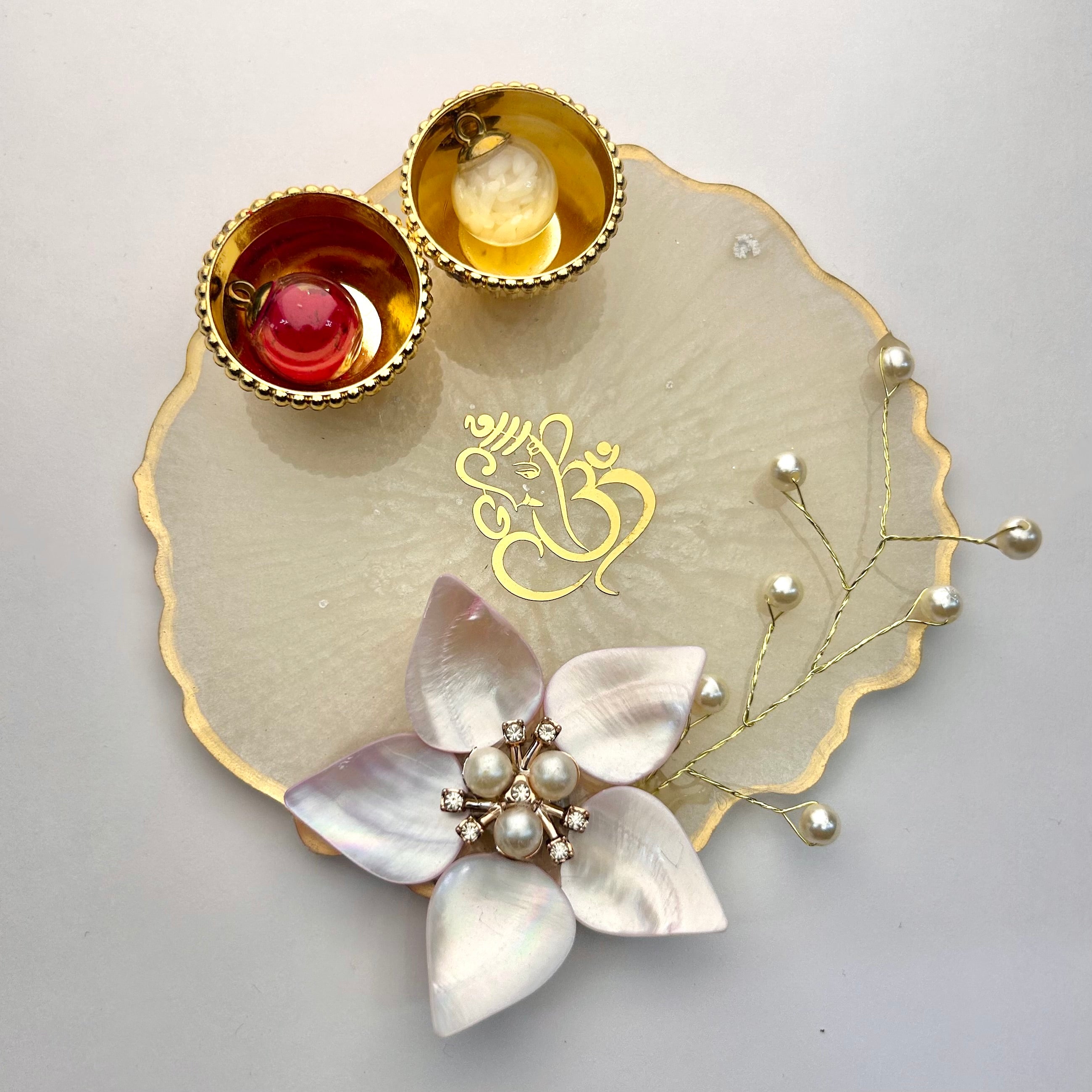 5 inch size Tilak Thali
