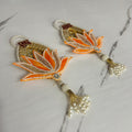 Handcrafted Shubh Labh Wall Hanging for Home Entrance - Traditional Mandir Decor & Diwali Gift