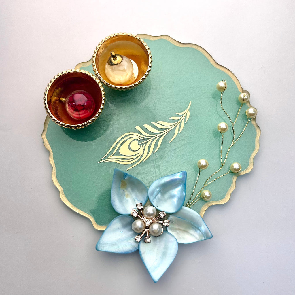 5 inch size  Tilak Thali