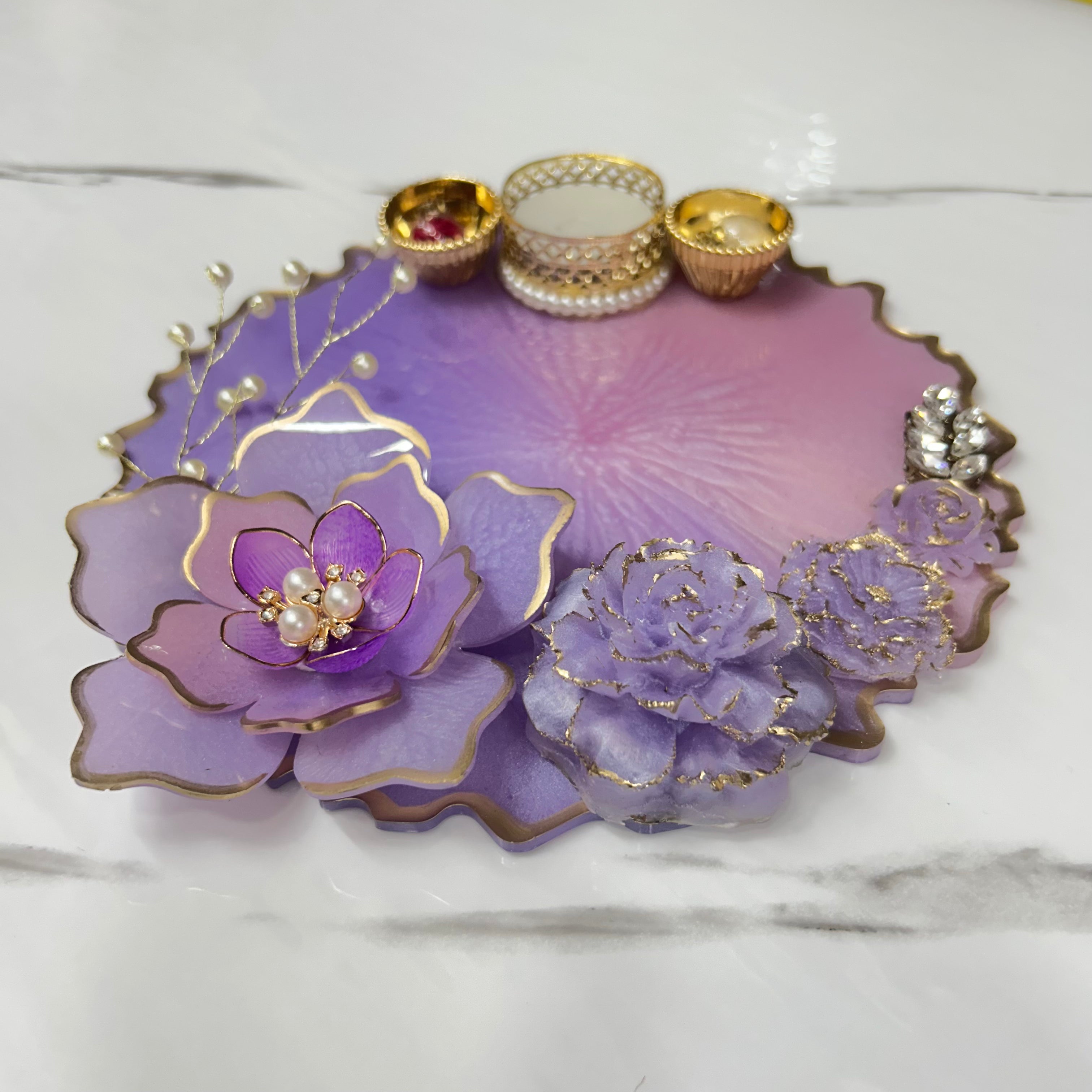 8 inch Resin Tilak Thali