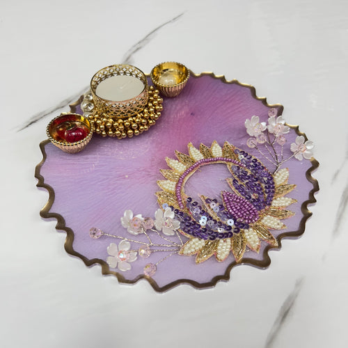 8 inch Resin Tilak Thali