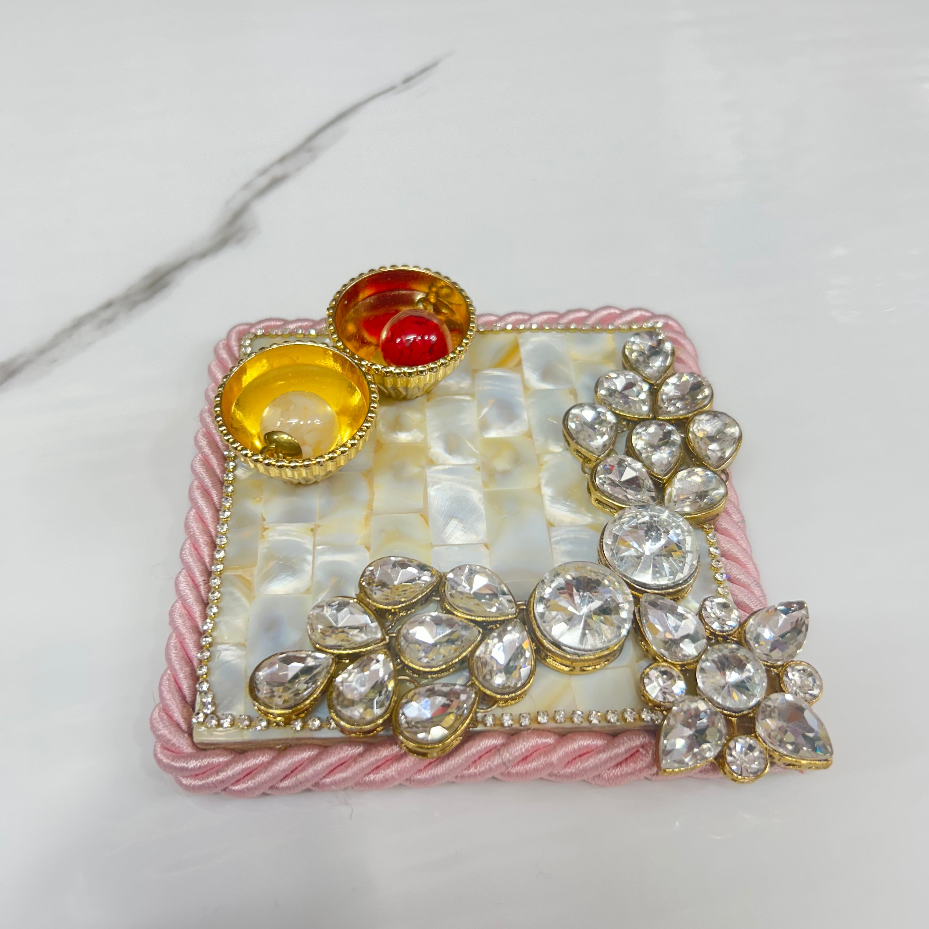 4.5 inch Mother of Pearl Tilak Thali